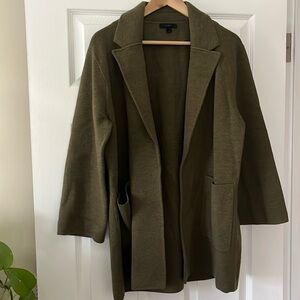 Jcrew Olive sweater jacket